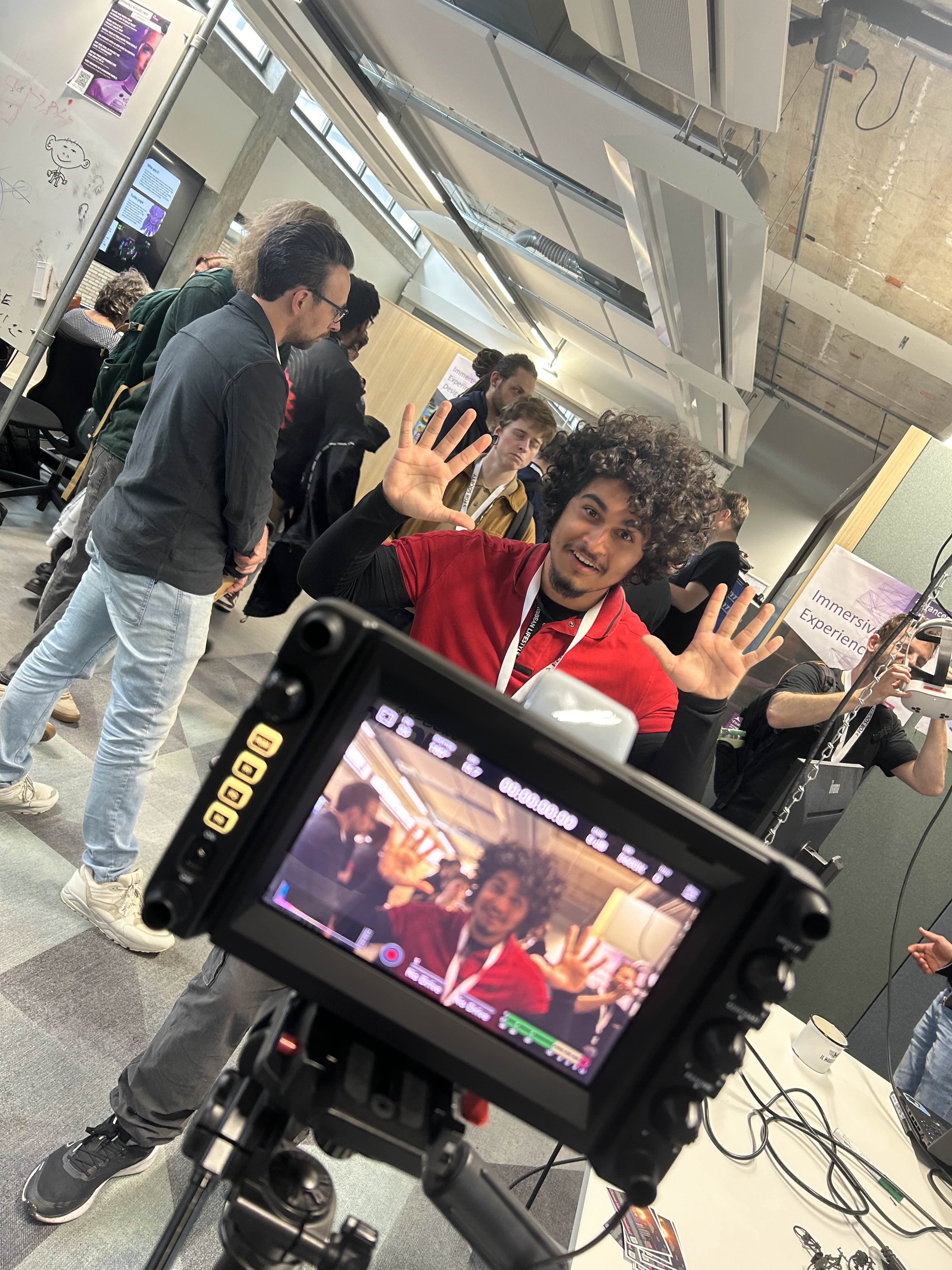 I visited the Media creation booth as well.